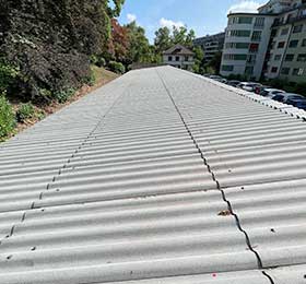 Sanierung Wellplattendach in Luzern BOHL AG
